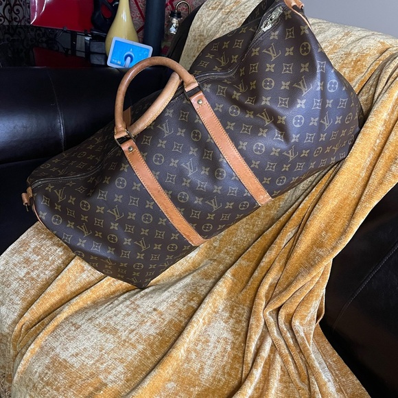 Authentic Pre-Owned Louis Vuitton Monogram 50-55 Keepall Travel - Picture 3 of 6